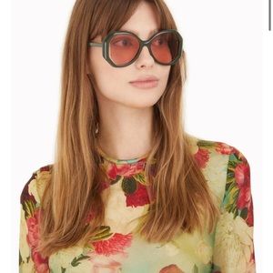 ZIMMERMANN Tama Hexagon Shades in khaki green